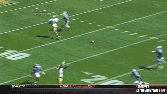 Awesome Football One Hand Catches Amazing Handed