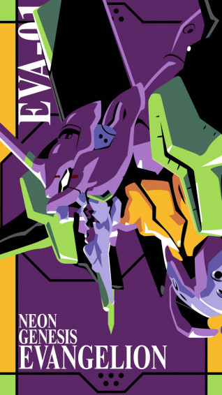 Eva Minimalist Phone Wallpaper By Dafuqart