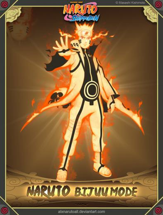 Naruto Bijuu Mode By Alxnarutoall
