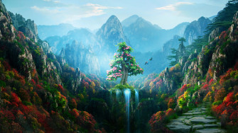 Wallpaper 4k Spring Autumn Colorful Nature Magical Forest