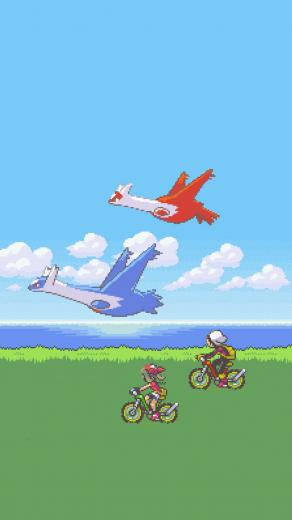 Pokemon Ruby Sapphire Emerald iPhone Wallpaper