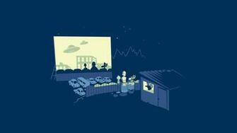Movie Mystery Science Theater Blue Drive In Wallpaper