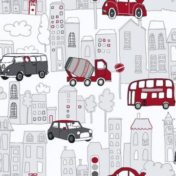 Arthouse Motor Mania Cars Buses Luxury Childrens Kids Wallpaper