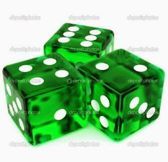 3d Green Dice HD Wallpaper Photo