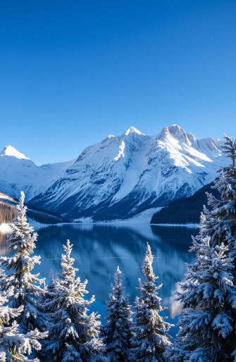 Winter Mountain Wallpaper