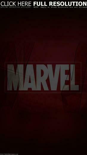 Marvel Logo Film Art Illust Minimal Android Wallpaper