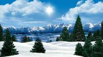 Winter Morning Sun Wallpaper