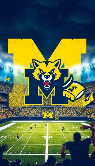 Michigan Football Phone Wallpaper