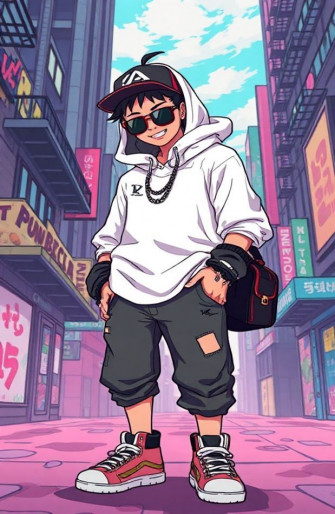Rip Pop Smoke Anime Wallpaper