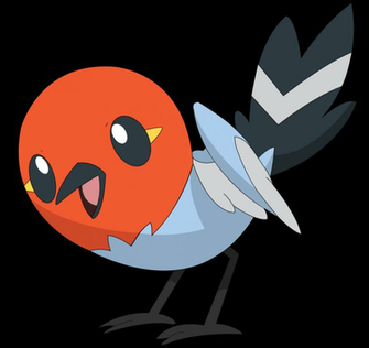 Fletchling Vector By Ruki Makino