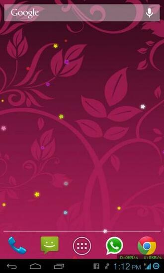 Dutadev Update Flowers Live Wallpaper Custom Background