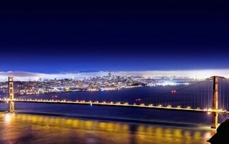 Golden Gate Bridge At Night Wallpaper
