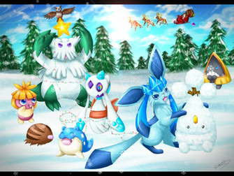 Water Pok Mons Wallpaper Mon Christmas