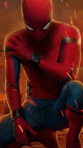Homecoming 5k Poster Tom Holland Wallpaper Spiderman