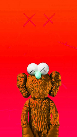 Kaws Wallpaper Vobss Emoji iPhone