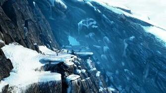 Uncharted Icy Scene Wallpaper