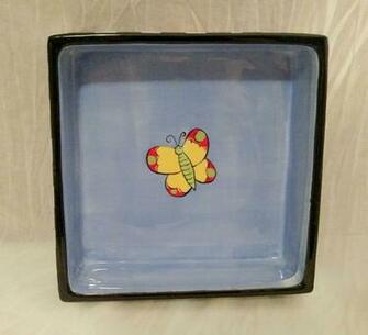 Candace Reiter Catzilla Cats Black White Ceramic Square