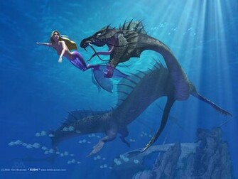 Sea Monster Wallpaper Desktop Background