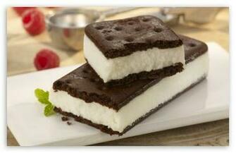 Vanilla Sandwich Ice Cream HD Desktop Wallpaper High Definition