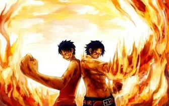 Monkey D Luffy And Portgas Ace Wallpaper