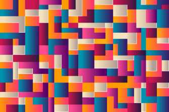 Colorful Shapes Abstract Wallpaper HD 4k