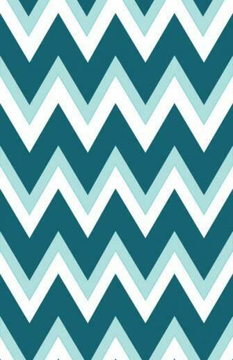 Teal Ombre Chevron Art Print By Plume Society6