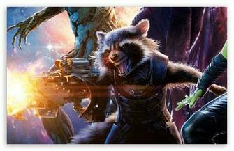 Guardians Of The Galaxy Rocket Raccoon HD Wallpaper For Standard