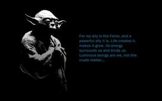 Yoda And The Force Wallpaper