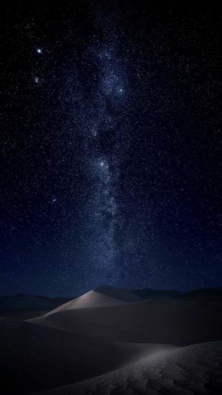 Blue Galaxy iPhone Wallpaper On