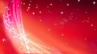 Abstract Red Stars Shining Background Stock Video Footage