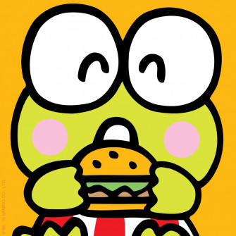 Sanrio On Keroppi Is Taking A Big Bite Out Of