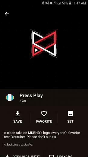 Just Found This In The Wallpaper App MkbHD Uses