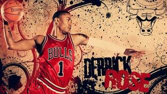 Derrick Rose Bulls Basketball Wallpaper HD With