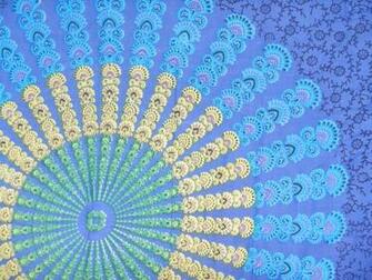 Bohemian Mandala Violet Blue