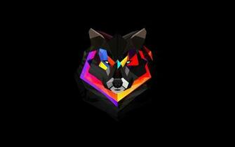 Abstract Wolf Wallpaper