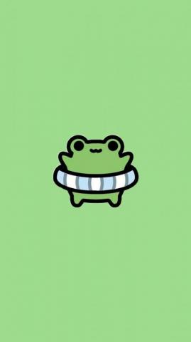 Wallpaper Frog In