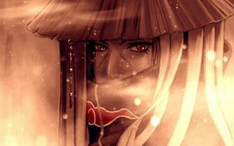 Naruto Uchiha Itachi Sharingan Akatsuki Look Wallpaper Background