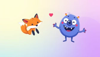 Fox And Monster Logo Wallpaper