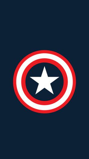 Minimalist Superhero iPhone Wallpaper