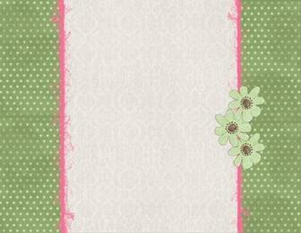 Background Gers Custom Designs Pink Green Daisy