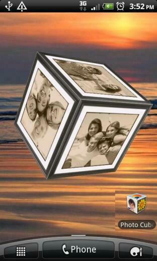 Photo Cube Live Wallpaper Apktop