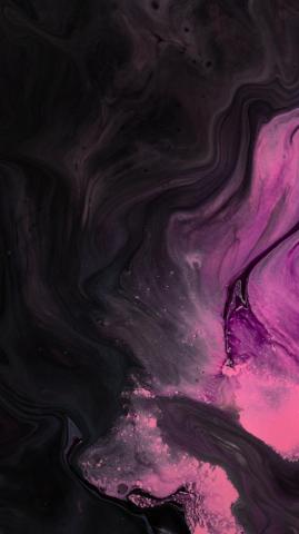 Wallpaper Paint Stains Pink Black Liquid