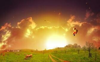 Sunshine Clouds Animated Wallpaper Desktopanimated