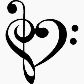 Music Notes Heart Wallpaper Clipart Panda Image