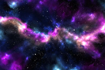 Outer Space Red 4k Wallpaper
