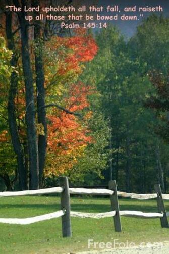 Autumn With Bible Verses Quotes
