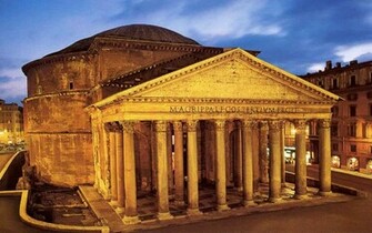 Pantheon Agripa Roma Italia Wallpaper