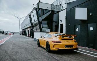 Wallpaper Of Car Yellow Porsche Gt3 Supercar Sportcar