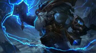 Artstation Ornn Thunderlord Mike Azevedo Stylized