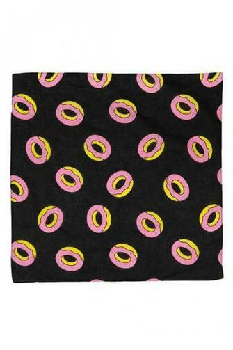 Odd Future All Over Donut Bandana Black Culture Kings Online Store